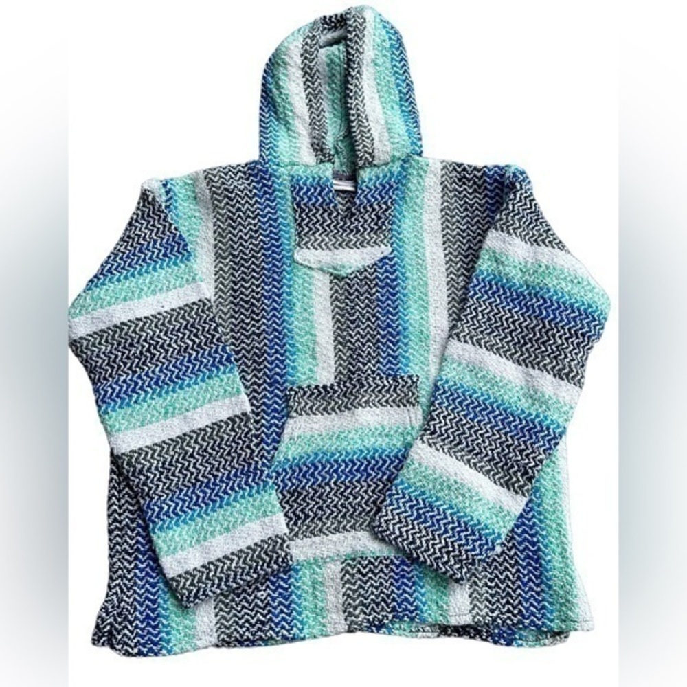The Original Ron Jon Surf Shop Mexican BAJA Hoodie Poncho  - Size Small